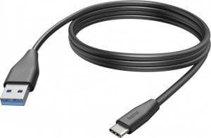 Kabel USB Hama USB-A - USB-C 3 m Czarny (002015970000) 1