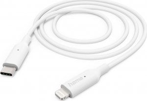 Kabel USB Hama USB-C - Lightning 1 m Biały (002015980000) 1