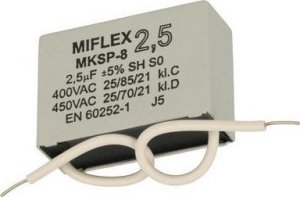 MIFLEX Kondensator silnikowy MIFLEX 2,5uF 400V POLSKI 1