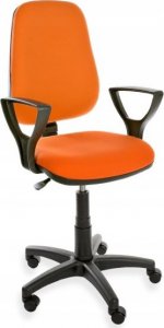 Krzesło biurowe Rosart Krzesło z podłokietnikami tapicerowane regulowane 1