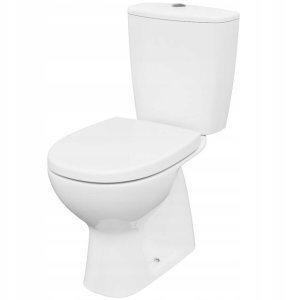 Zestaw kompaktowy WC Cersanit WC kompakt 616 ARTECO 011 NEW CleanOn z deską duroplastową, antybakteryjną, wolnoopadającą z funkcją łatwego wypinania (K667-056) 5