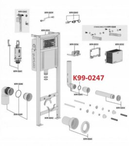 Cersanit Uszczelka kolana dopływowego dla SYSTEM AQUA (K99-0247) 5