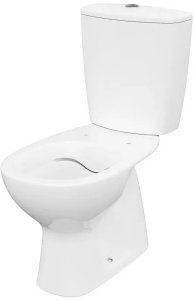 Zestaw kompaktowy WC Cersanit (kompakty WC bezkołnierzowe CleanOn) WC kompakt 683 ARTECO CleanOn* 021 3/5 z deską polipropylenową, wolnoopadającą (K667-074) 6