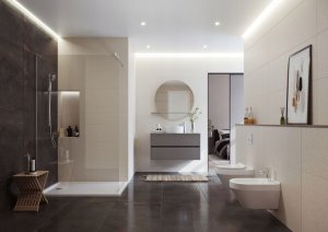 Cersanit (kabiny WALK-IN) Kabina prysznicowa walk-in MILLE - (100x200) chrom (S161-001) 6