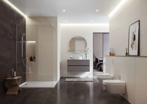 Cersanit (kabiny WALK-IN) Kabina prysznicowa walk-in MILLE - (120x200) chrom (S161-002) 7