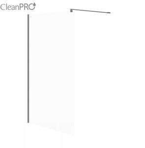 Cersanit (kabiny WALK-IN) Kabina prysznicowa walk-in MILLE - (120x200) czarna (S161-004) 3