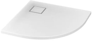Brodzik Cersanit (brodziki półokrągłe ) SET B184: Brodzik półokrągły TAKO SLIM 80 x 4 + syfon (S601-119) 2