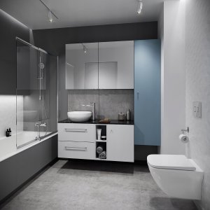 Wanna Cersanit (wanny prostokątne) Wanna prostokątna LARGA 150x75 (S301-304) 2