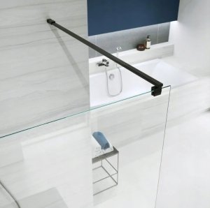 Cersanit (kabiny walk-in) Ścianka ruchoma kabiny prysznicowej MILLE walk-in - (30x200) chrom (S161-009) 4