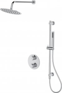 Zestaw prysznicowy Cersanit SET B552 zestaw podtynkowy, ZEN chrom, z baterią termostatyczną wannowo-natryskową, z boksem (S952-032) 1