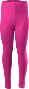 RENNWEAR Legginsy sportowe damskie męskie dziecięce z długą nogawką bawełniane fuksjowy 158 cm / XS 1