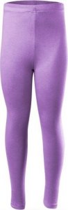 RENNWEAR Legginsy sportowe damskie męskie dziecięce z długą nogawką bawełniane wrzosowy 158 cm / XS 1