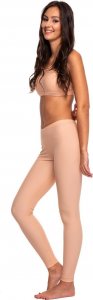 RENNWEAR Legginsy damskie długie cielisty 158 cm / XS 3