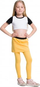 RENNWEAR Legginsy długie ze spódniczką żółty 152 cm 1