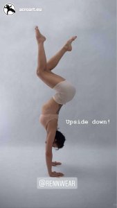 RENNWEAR Spodenki legginsy damskie dziecięce krótkie cielisty 172 cm / L 6