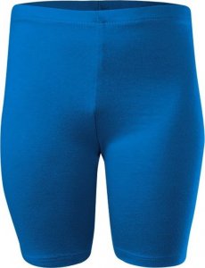 RENNWEAR Legginsy krótkie sportowe damskie męskie dziecięce bawełniane chabrowy 152 cm 1