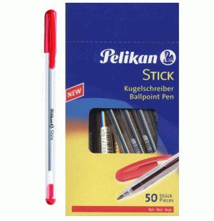 Pelikan Długopis czerwony Stick 1