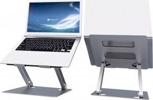 Podstawka pod laptopa Mozos LS3-ALU podstawka pod laptopa aluminiowa srebrna 1