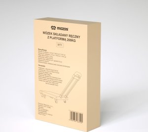 Mozos Składany wózek platformowy towarowy 200 kg WT1 6