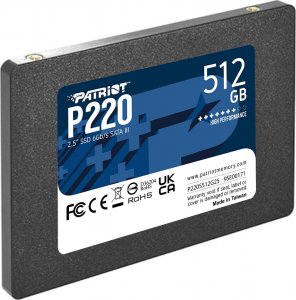 Dysk SSD Patriot P220 512GB 2.5" SATA III (P220S512G25) 4