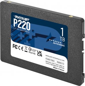 Dysk SSD Patriot P220 1TB 2.5" SATA III (P220S1TB25) 2