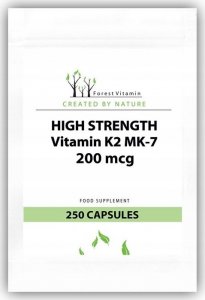 FOREST Vitamin Forest Vitamin Witamina K2 / Vitamin K2 MK7 200 mcg (250 kaps.) 1