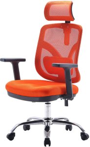 Krzesło biurowe Angel jOkasta Pomarańczowe 2