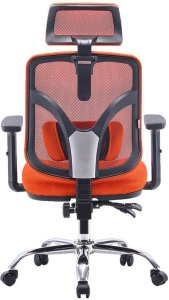 Krzesło biurowe Angel jOkasta Pomarańczowe 5