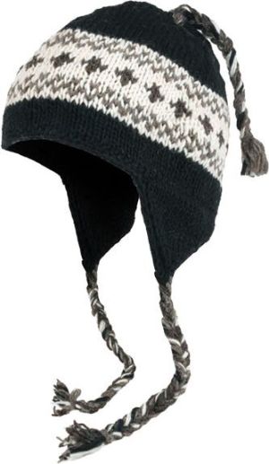 CHILLOUTS Czapka Sherpa Hat SH10 czarno-biała (CHI-3120) 1