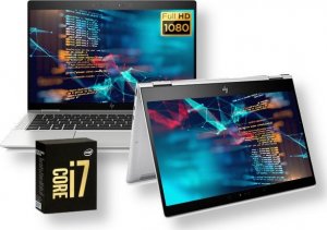 Laptop HP ELITE X360 i7-QUAD 8GEN 16GB 256SSD IPS W10 W11 5