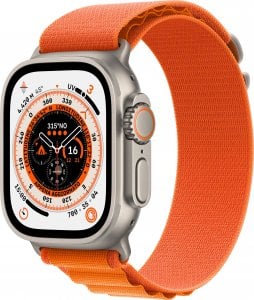 Smartwatch Apple Apple Watch Ultra Smartwatch (orange, 49mm, Alpine Loop, Titanium Case, Cellular) MQFM3FD/A 1