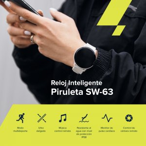 Smartwatch Canyon Lollypop SW-63 Biały  (CNS-SW63SW) 7