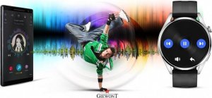 Smartwatch Giewont Smartwatch Giewont GW450-4 Srebrny + Pasek Czarny Silikonowy 13