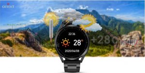 Smartwatch Giewont Smartwatch Giewont GW450-3 Czarny + Pasek Brązowy Skórzany 14