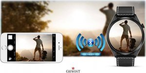 Smartwatch Giewont Smartwatch Giewont GW450-2 Czarny + Pasek Czarny Skórzany 12