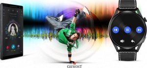 Smartwatch Giewont Smartwatch Giewont GW450-2 Czarny + Pasek Czarny Skórzany 13