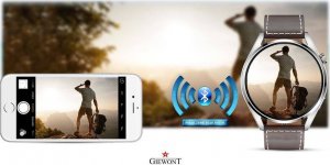 Smartwatch Giewont Smartwatch Giewont GW450-6 Srebrny + Pasek Brązowy Skórzany 12
