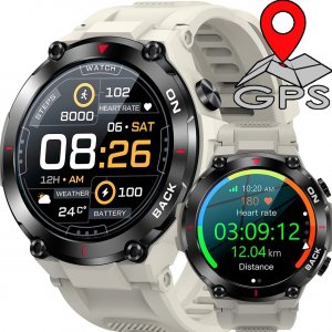 Smartwatch Gravity Hexal-4 Beżowy 1