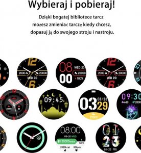 Smartwatch Gravity SMARTWATCH UNISEX GRAVITY GT1-1 - PULSOMETR, WŁASNE TARCZE (sg015a) 8