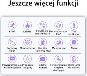 Smartwatch Gravity SMARTWATCH UNISEX GRAVITY GT1-2 PULSOMETR, WŁASNE TARCZE (sg015b) 17