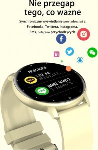 Smartwatch Gravity SMARTWATCH UNISEX GRAVITY GT1-6 - PULSOMETR, WŁASNE TARCZE (sg015f) 4