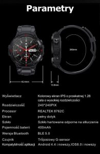 Smartwatch Gravity SMARTWATCH MĘSKI GRAVITY GT7-4 - WYKONYWANIE POŁĄCZEŃ (sg016d) 13
