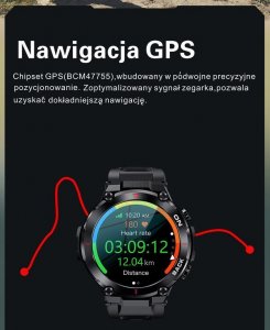 Smartwatch Gravity SMARTWATCH MĘSKI GRAVITY GT8-2 - z GPS (sg017b) 7
