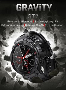 Smartwatch Gravity SMARTWATCH MĘSKI GRAVITY GT7-2 - WYKONYWANIE POŁĄCZEŃ (sg016b) 16