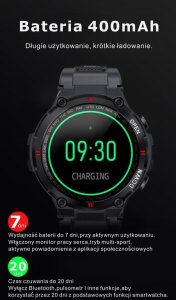 Smartwatch Gravity SMARTWATCH MĘSKI GRAVITY GT7-1 - WYKONYWANIE POŁĄCZEŃ (sg016a) 2