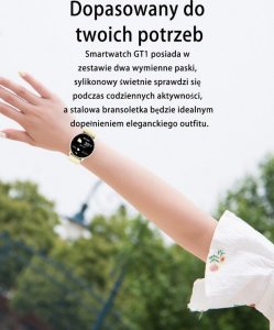 Smartwatch Gravity SMARTWATCH UNISEX GRAVITY GT1-3 - PULSOMETR, WŁASNE TARCZE (sg015c) 12