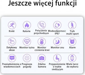 Smartwatch Gravity SMARTWATCH UNISEX GRAVITY GT1-3 - PULSOMETR, WŁASNE TARCZE (sg015c) 17