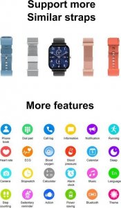 Smartwatch Pacific SMARTWATCH UNISEX PACIFIC 20-9 - EKG, WYKONYWANIE POŁĄCZEŃ (sy017h) 11