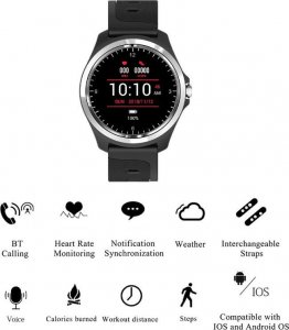 Smartwatch Pacific 26-5 Czarno-czerwony  (PACIFIC 26-5) 3