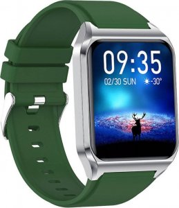 Smartwatch Rubicon SmartWatch Rubicon RNCE89 srebrny zielony BT Call 2